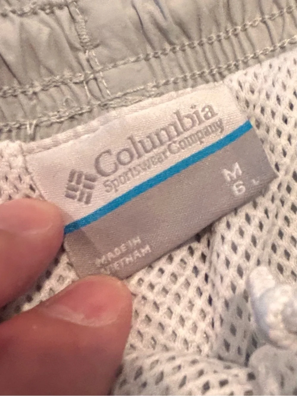 Columbia Light Gray Men's Swim Board Shorts